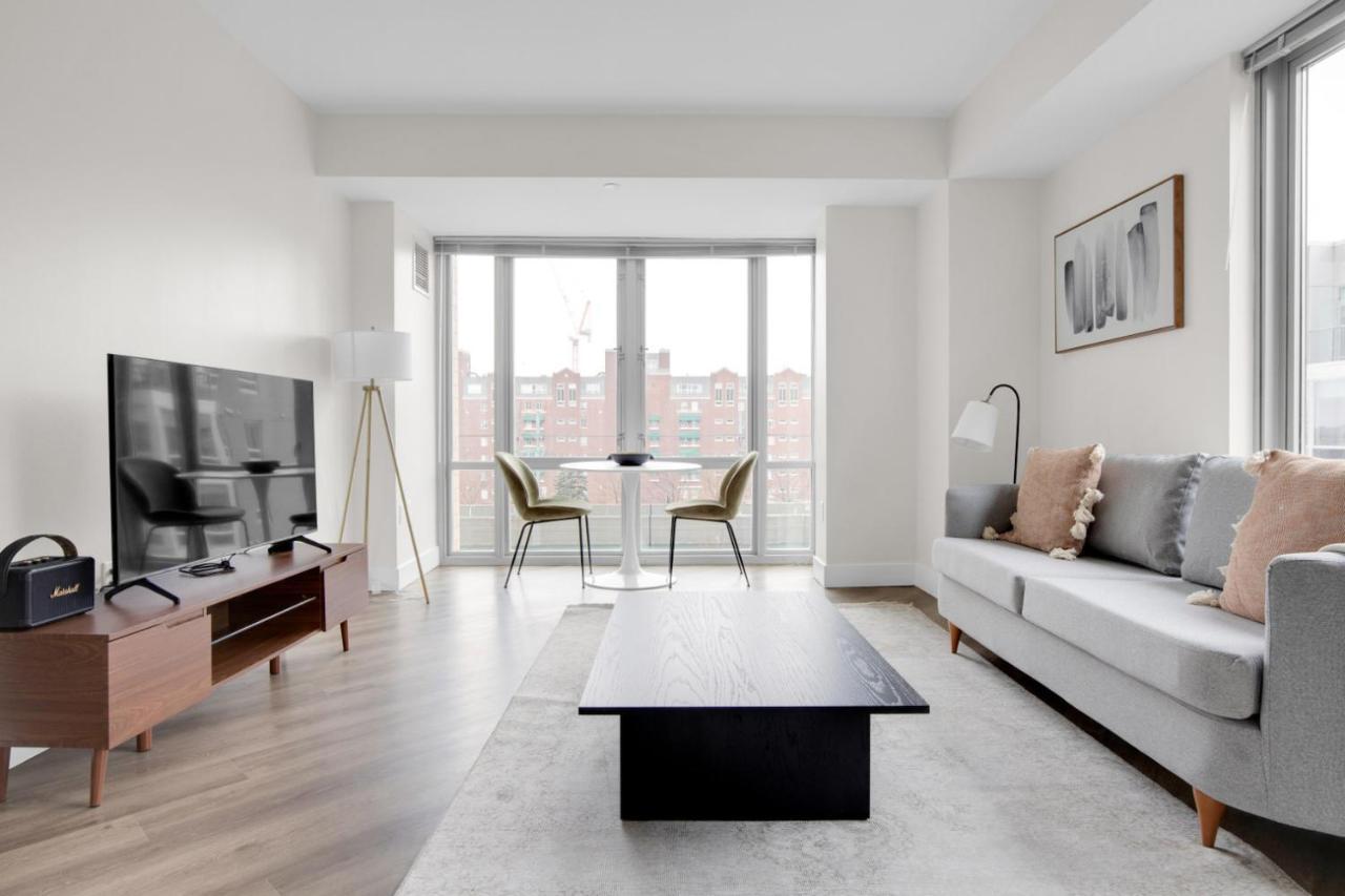 דירות בוסטון E Cambridge 1Br W Wd Gym Steps From Train Bos-524 מראה חיצוני תמונה
